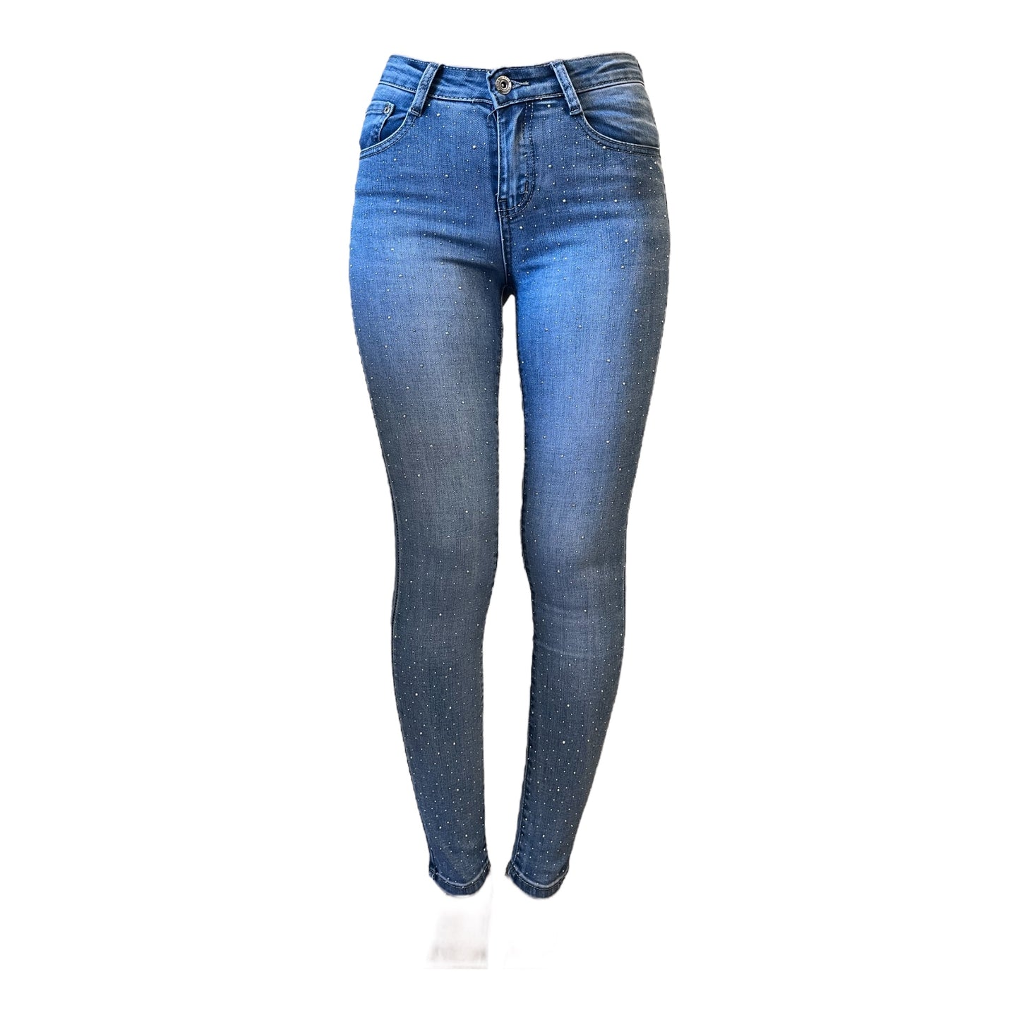 jeans con brillantini